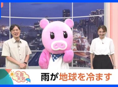 【9月3日 関東の天気】雨が地球を冷ます｜TBS NEWS DIG