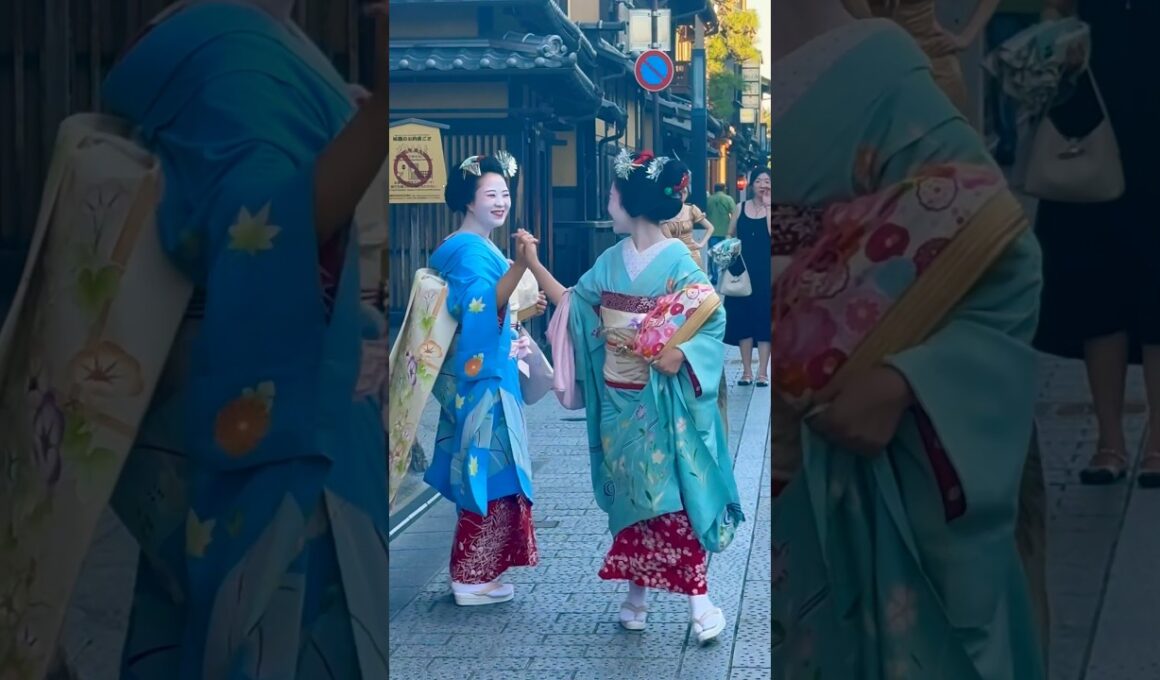 素晴らしい光景😀舞妓さん👘💖Kyoto🇯🇵