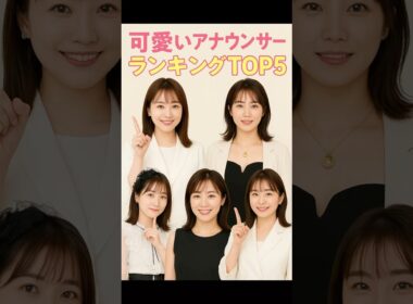 可愛いアナウンサーランキングTOP5をChatGPTに聞いてみた！ #女子アナ #ランキング #芸能人 #女子アナウンサー  #ヒカル #creward #アナウンサー #弘中綾香 #田中みな実