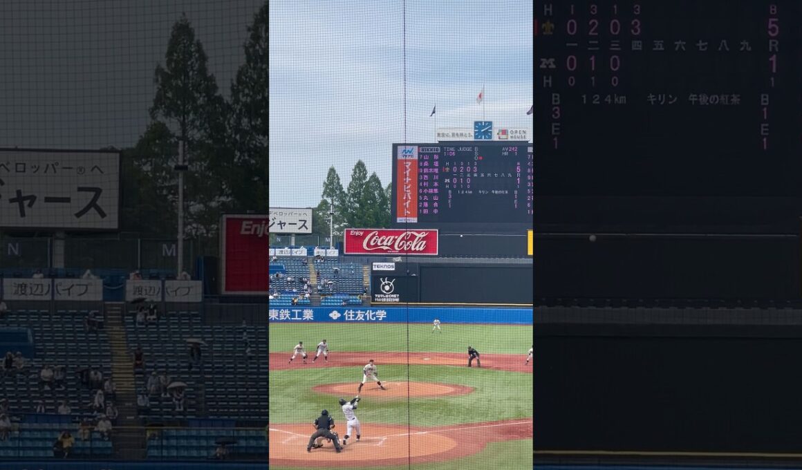 鈴木唯斗選手のライトへの満塁ホームラン！！2試合連続のホームランとなりました！