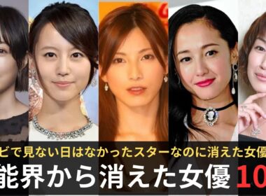 テレビやドラマ・映画・CMに引っ張りだこだったのに芸能界から消えた女優10選