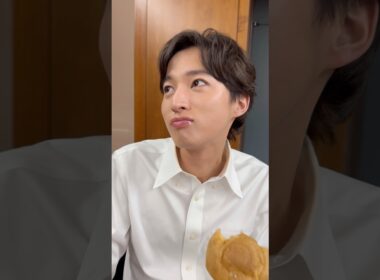 青山さん、クリームついてるよ！#青山新 #TOKYOメトロブルース #タイトルのTOKYOは英語だよ #シュークリーム #演歌第七世代 #shorts