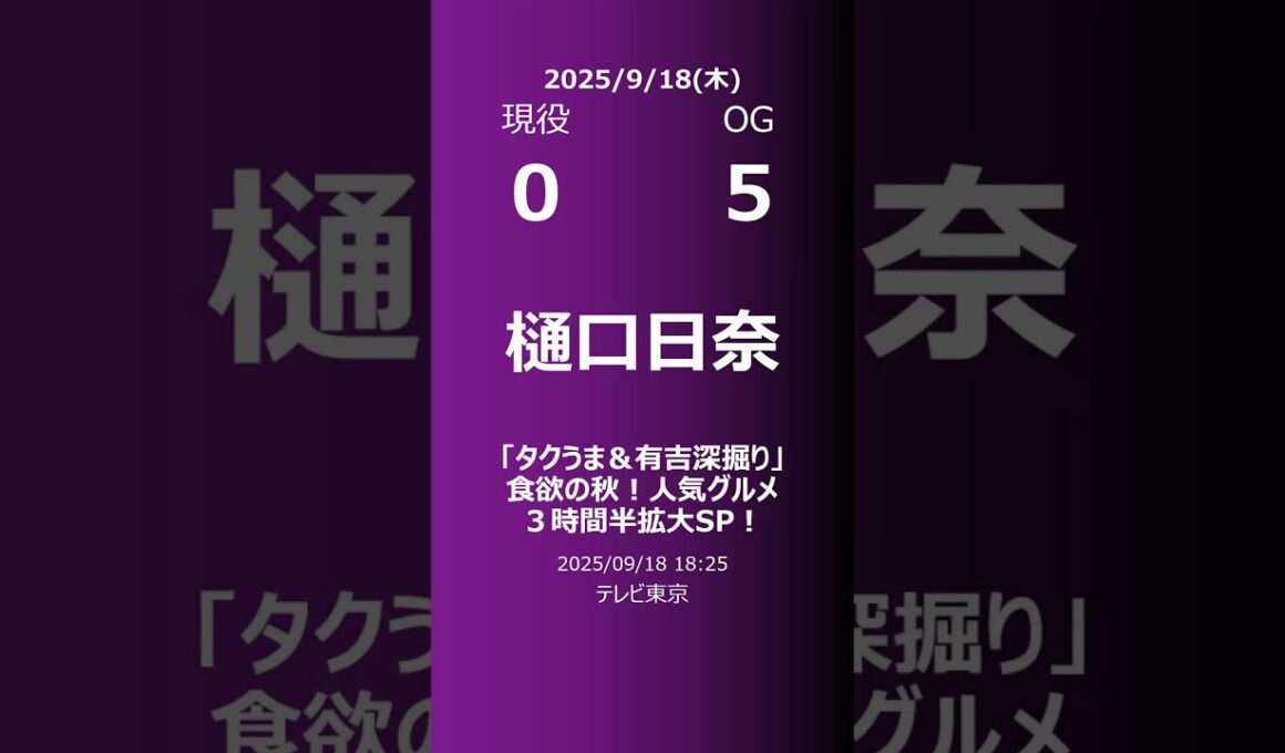 【明日の乃木坂】現役・OG 2025/09/18 #shorts #乃木坂46 【番組出演】