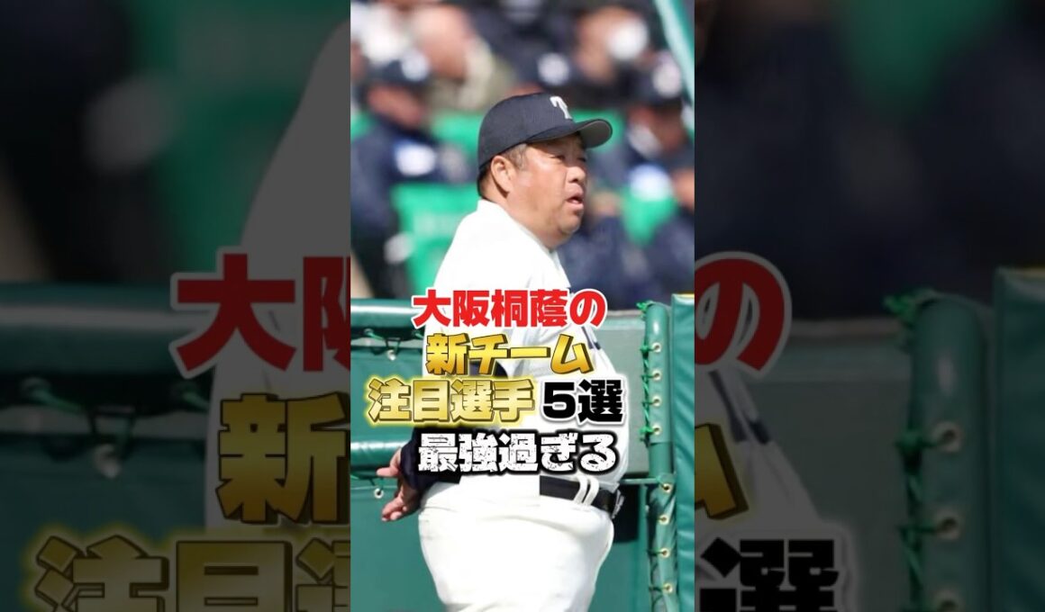 【最強過ぎ…】大阪桐蔭の新チーム注目選手5選#shorts  #大阪桐蔭　#強すぎ　#秋季大会　#西谷監督　#高校野球