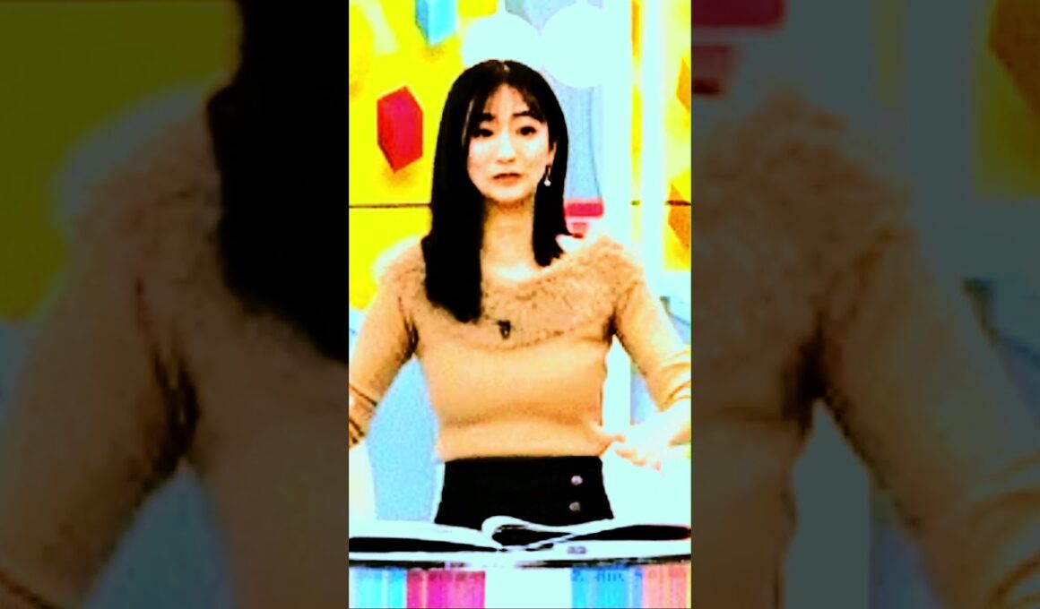 油断する田村真子アナ