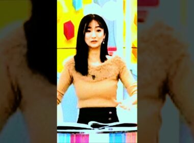 油断する田村真子アナ