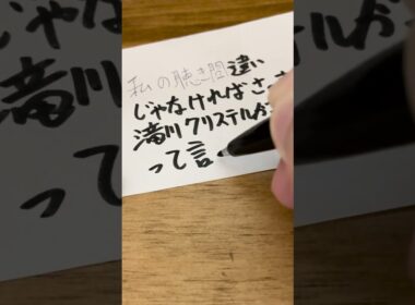 私の聞き間違えじゃなければちゃんと言ってる#滝川クリステル #空耳アワー #聞き間違い