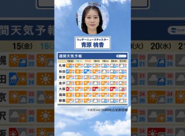 【週間天気】今週の天気は？#通勤タイパ #今週の天気