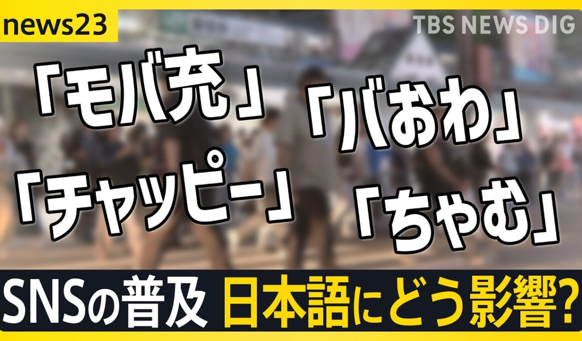 「チャッピー」「モバ充」「ちゃむ」…国語に関する世論調査“SNSの普及が日本語にどう影響するか”初めて調査【news23】｜TBS NEWS DIG