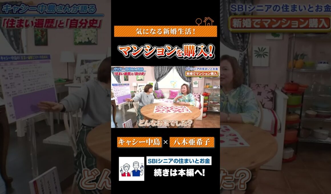 八木亜希子が聞く！キャシー中島の新婚マンションの話