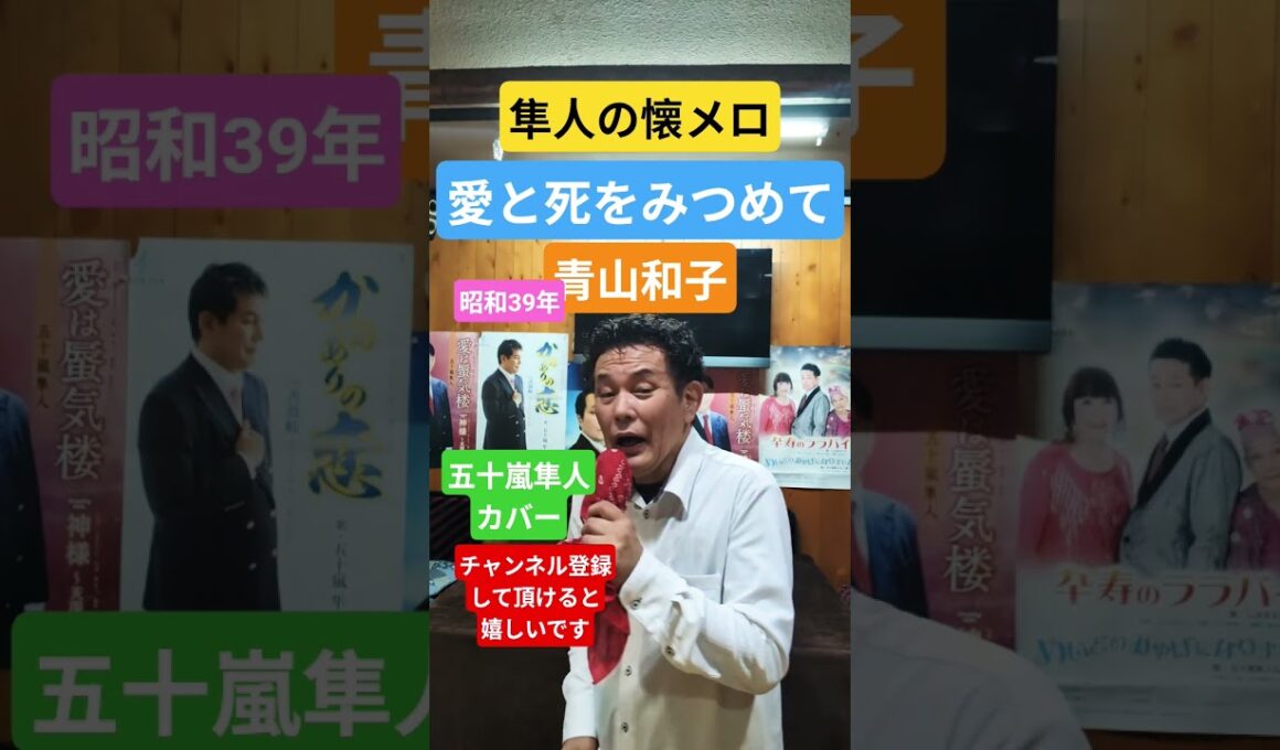 ★愛と死をみつめて★青山和子★五十嵐隼人カバー