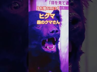 【有働由美子】【有働TIMES】【テレビ朝日】#テレビ朝日 #有働由美子 #有働TIMES #ツキノワグマ先生 #ヒグマ #ツキノワグマ