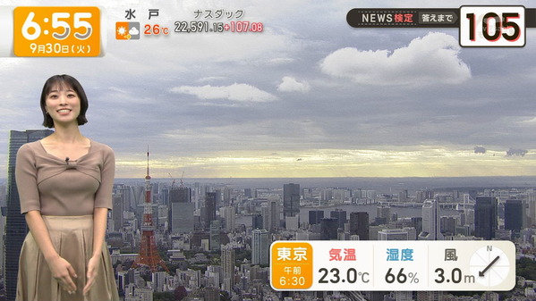 【画像】今日の今井春花さん　9.30