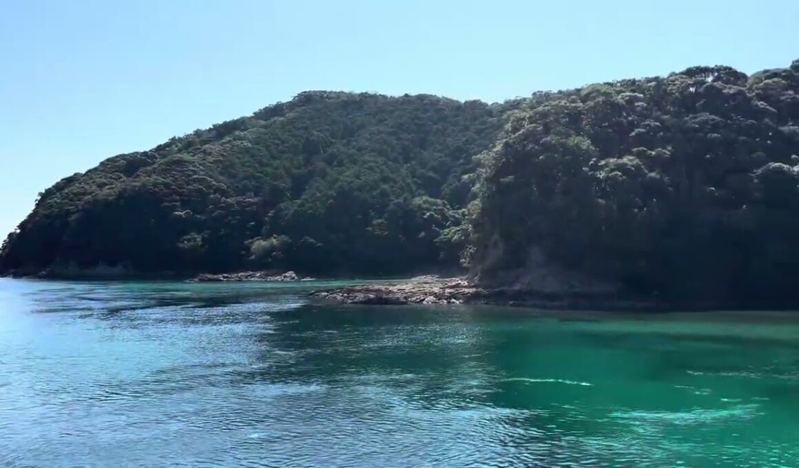 五島列島　上五島　中通島　キリシタン洞窟クルーズ　GOTO真光クルーズ　エメラルドグリーンの海　平和な時間　/2025.10.1 若松港出発