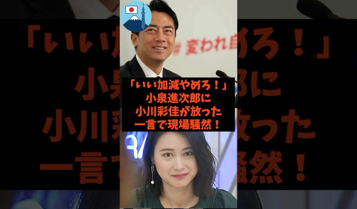 「いい加減やめろ！」小泉進次郎が小川彩佳に放った一言で現場騒然！#shorts #tbs #自民党 #立憲民主党 #小泉進次郎