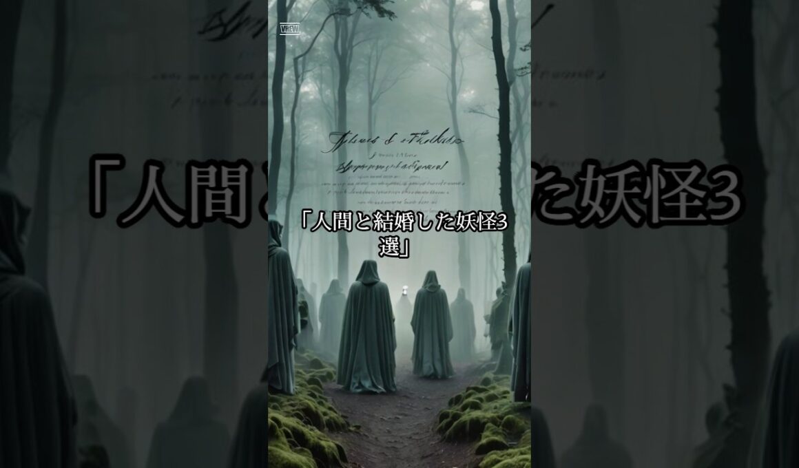 人間と結婚した妖怪3選　Voice青山龍星　 #horror 　＃妖怪　＃都市伝説