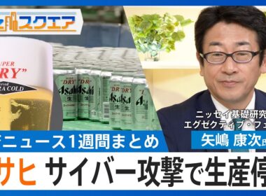知っておきたい経済ニュース1週間 10/4（土）金価格初の2万円超え／アサヒ サイバー攻撃で生産停止／米政府機関の一部閉鎖始まる【Bizスクエア】
