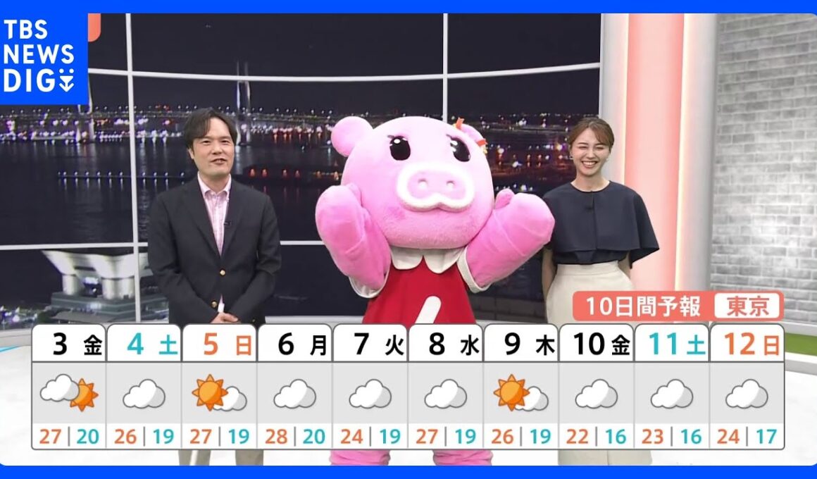 【10月3日 関東の天気】日に日に秋めく 紅葉始まる｜TBS NEWS DIG