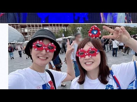 🎡水卜麻美アナ＆徳島えりかアナ、万博で“ミャクミャク化”💕仲良し2ショットに反響