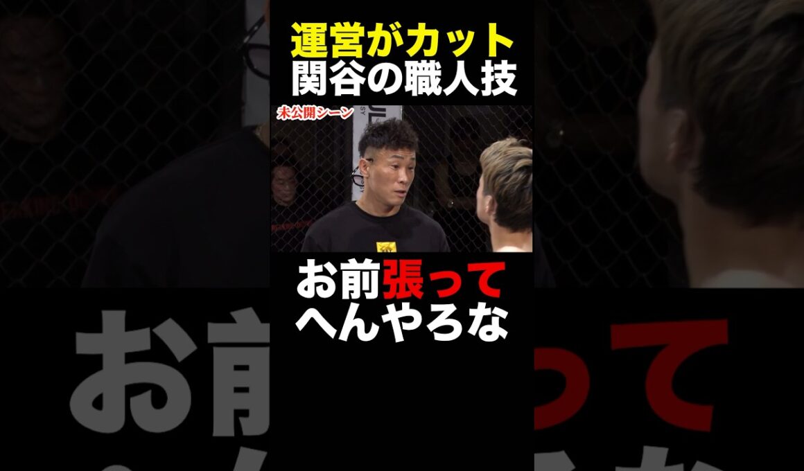 関谷にしっかり張られるJTTスタッフ…#shorts #ブレイキングダウン #朝倉未来 #関谷勇次郎