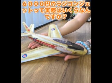 6000円のラジコンジェットの実際の金額 #ラジコン飛行機
