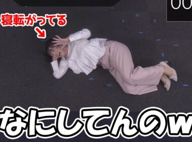 【ポン子・山岸愛梨】運動会でスタジオ内を縦横無尽にかけ回り躍動するお天気お姉さん