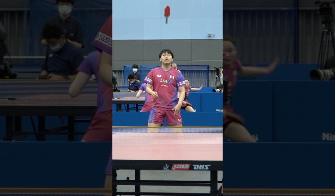 世界卓球に向け気合い十分の #松島輝空 そしてぐるぐる🌀🏓 #shorts