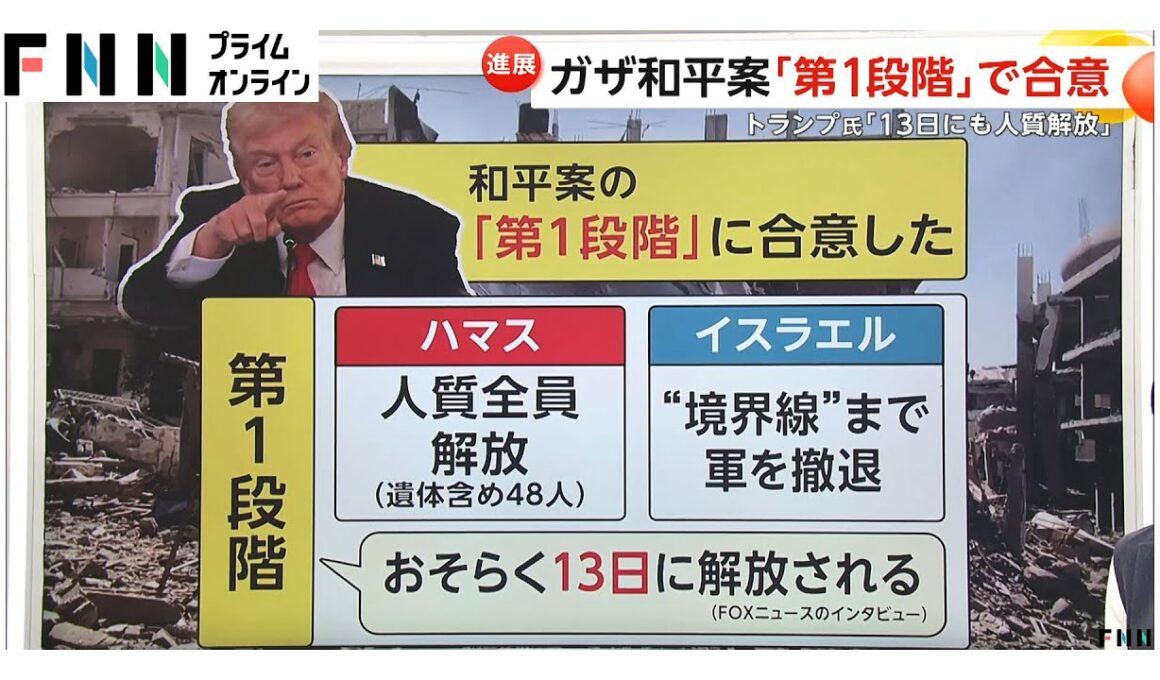 ノーベル平和賞発表“前日”にトランプ大統領がガザ和平交渉「第1段階」合意を発表…「先行きに明るい見通し持てない」柳澤秀夫氏