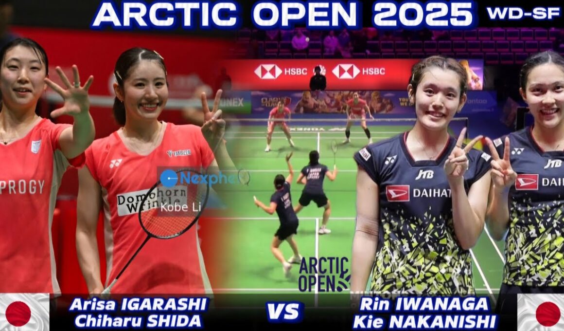 五十嵐 ありさ/志田 千春 (日本) vs 岩永 凛/中西 希恵 (日本) |アークティックオープン 2025 バドミントン