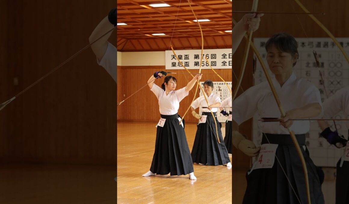皇后盃 優勝（初） 吉田希望（#北海道／錬士六段）#弓道 #kyudo #japanesearchery #明治神宮 #皇后盃 #第58回全日本女子弓道選手権大会