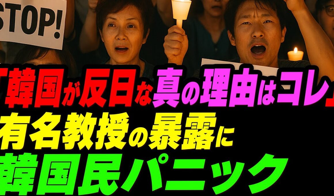 「なぜ韓国が反日なのか真実を教える」元韓国人教授が禁断の闇を暴露
