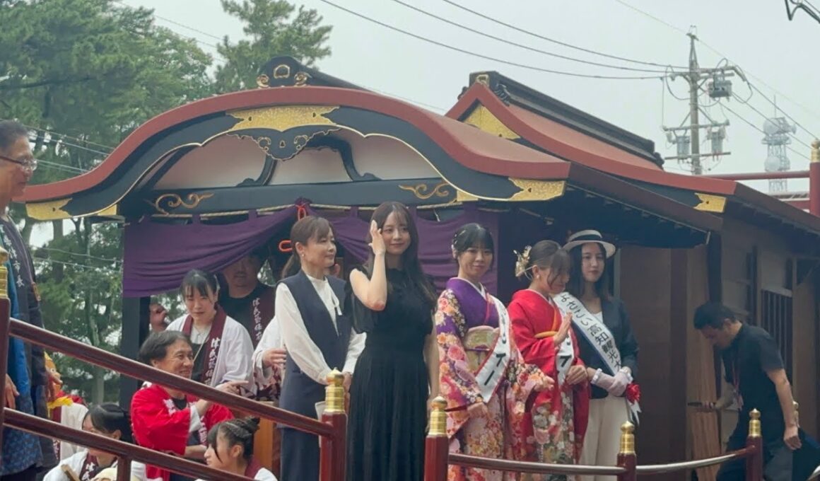 津祭り・1日船長・森香澄さん