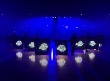 B.LEAGUE CHAMPIONSHIP 2023-24 UTSUNOMIYA BREX Opening Ceremony - LED VISION FLAG part Rehearsal