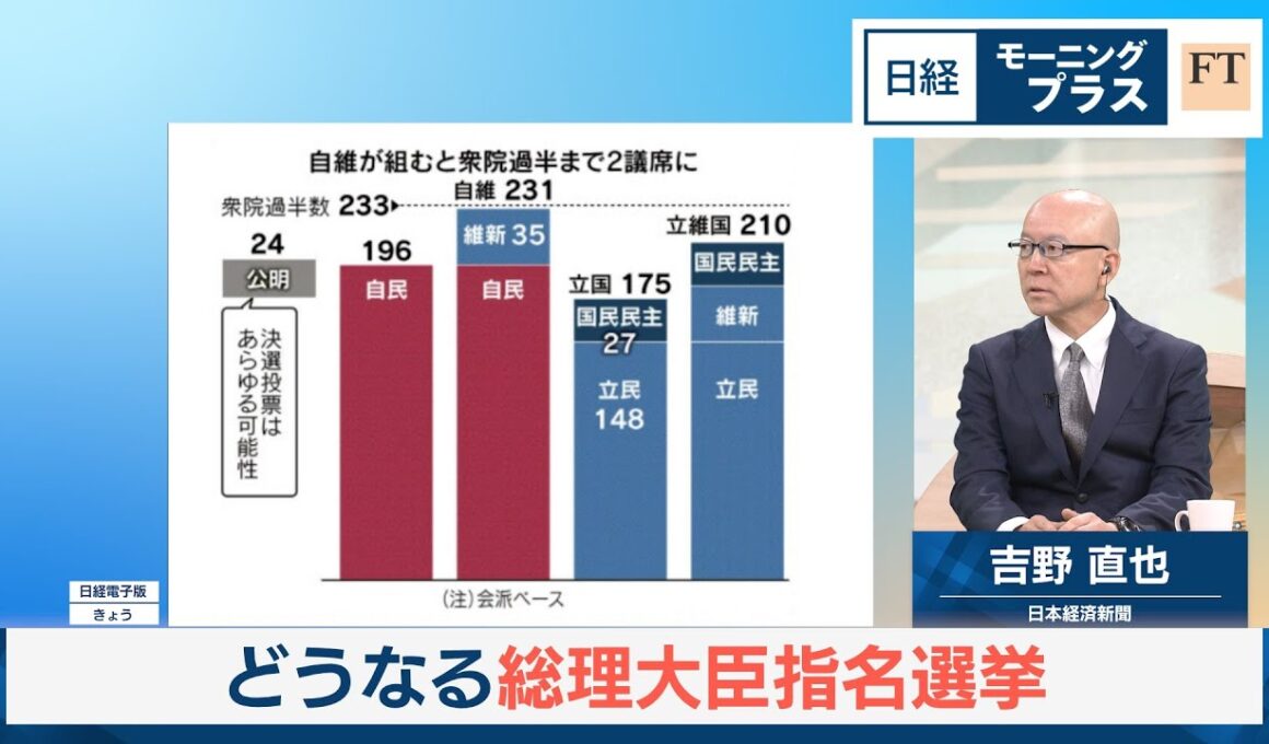 どうなる総理大臣指名選挙【日経モープラFT】