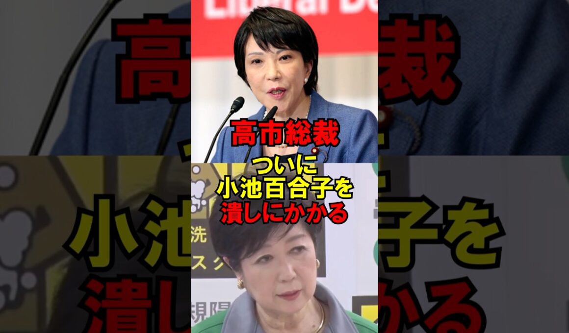 高市総裁、ついに小池百合子を潰しにかかるｗ #政治 #自民党 #小池 #高市 #東京 #ゆっくり解説