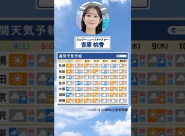 【週間天気】今週の天気は？#通勤タイパ #今週の天気