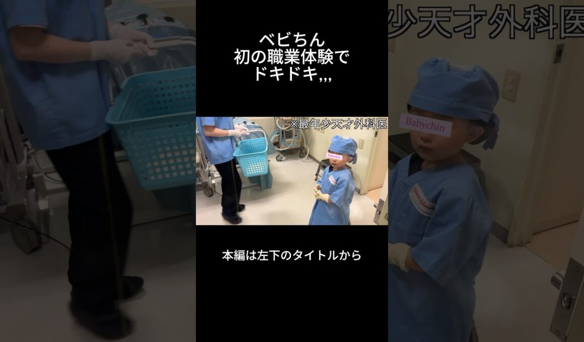 ベビちんはじめての職業体験
