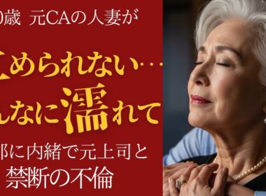 【シニア不倫】「ああ、旦那に内緒で...」70歳元CA、元上司と江ノ島で禁断の夜を【朗読ドラマ】