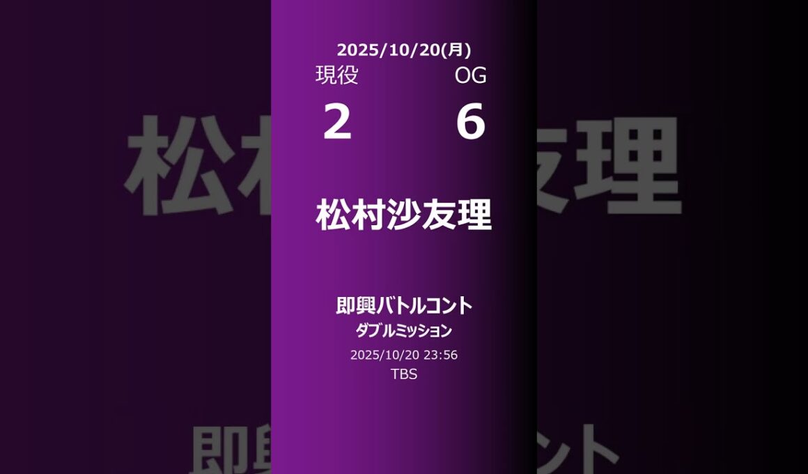 【明日の乃木坂】現役・OG 2025/10/20 #shorts #乃木坂46 【番組出演】