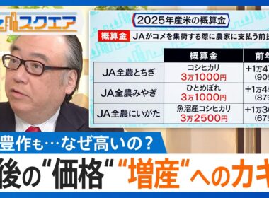 コメ豊作なのになぜ価格は高止まり？ “減反政策”が生み出した「生産基盤の脆弱化」 増産は実現可能なのか【Bizスクエア】