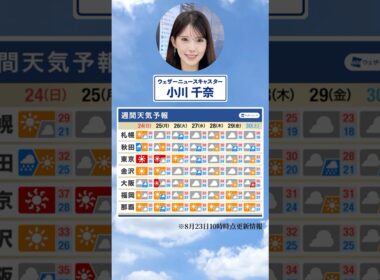 【週間天気】今週の天気は？#通勤タイパ #今週の天気