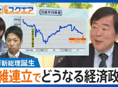 自民・維新政権が誕生か どうなる経済政策 “今後の日本経済を先読み”【Bizスクエア】