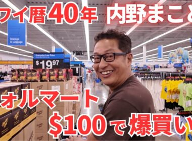 【衝撃】ハワイ暦４０年にWALMARTで$100渡したら…センス良すぎな土産が激安でとんでもない量になった！