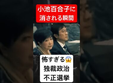独裁者に消される瞬間 怖すぎる #小池百合子 #自民党 #政治 #移民 #財務省