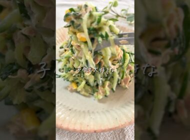 【抱えて食べたい】きゅうりの無限コールスロー✨子供もおかわり！ #簡単レシピ #時短レシピ