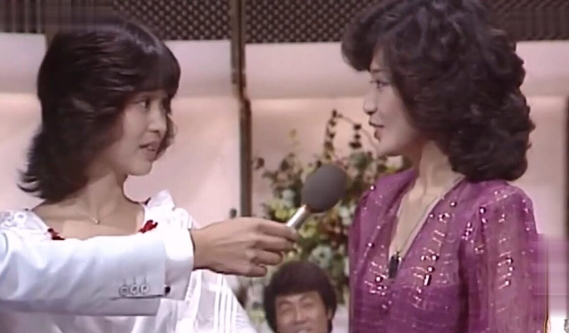 松田聖子　山口百恵さんと最初で最後の共演（百恵さん最後の出演で青い珊瑚礁が１位）