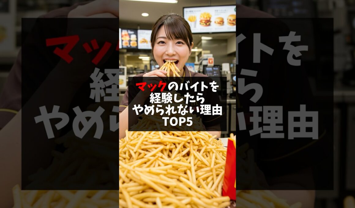 マックのバイトをやめられない理由トップ5 #マックあるある#マクドナルド #マックバイト #マクド