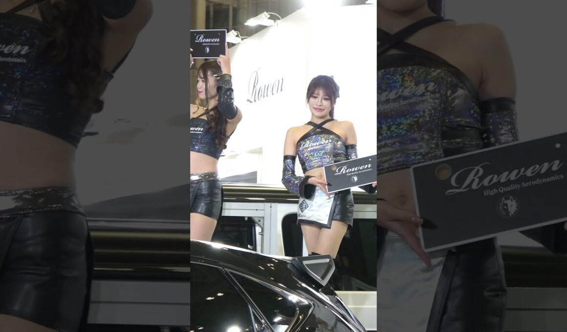 東京オートサロン2024 Rowenブース 青山あいり 桃萌愛 コンパニオン 4K