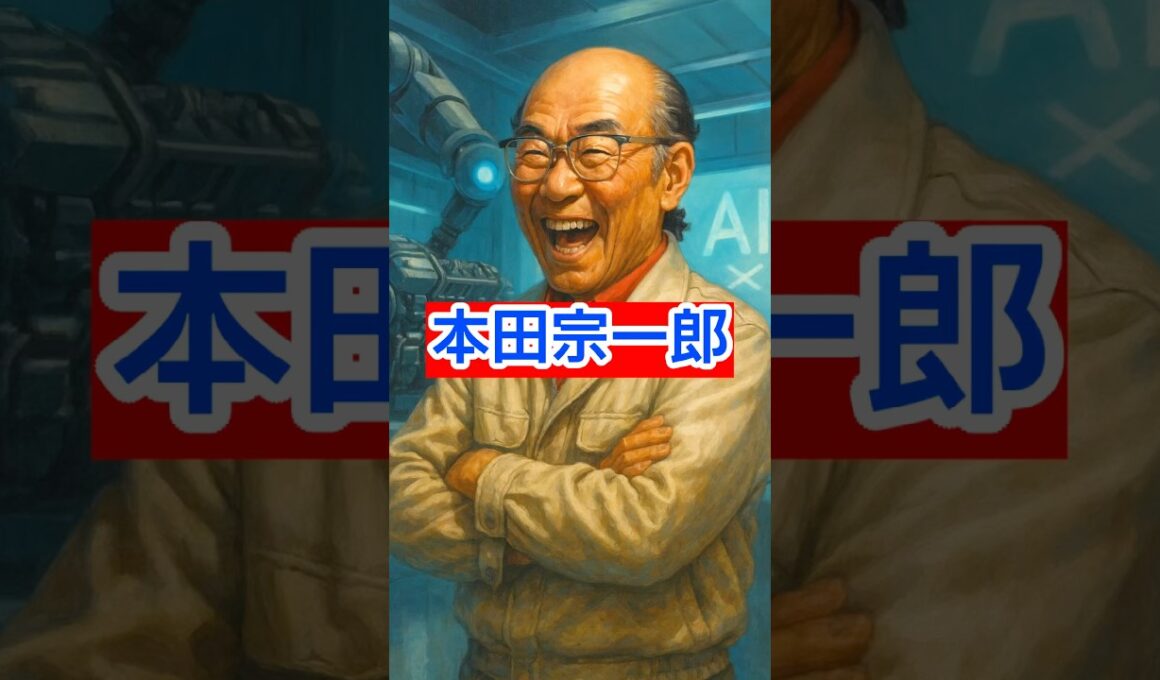 【偉人】AIでも愛がなきゃ動かん!本田宗一郎の名言が刺さる VOICEVOX青山龍星 #偉人 #雑学 #おもしろい話 #プチ知識 #おすすめにのりたい #fypシ