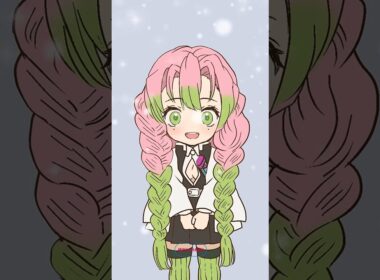 【❤️おばみつ❤️】伊黒小芭内×甘露寺蜜璃  柱稽古編  まいたけまいたけぐるぐるぐるぐる#鬼滅の刃 #蛇恋cp  #儒鳥風亭らでん #イラスト #まいたけダンス#ミキチャンネルMIKI CHANN